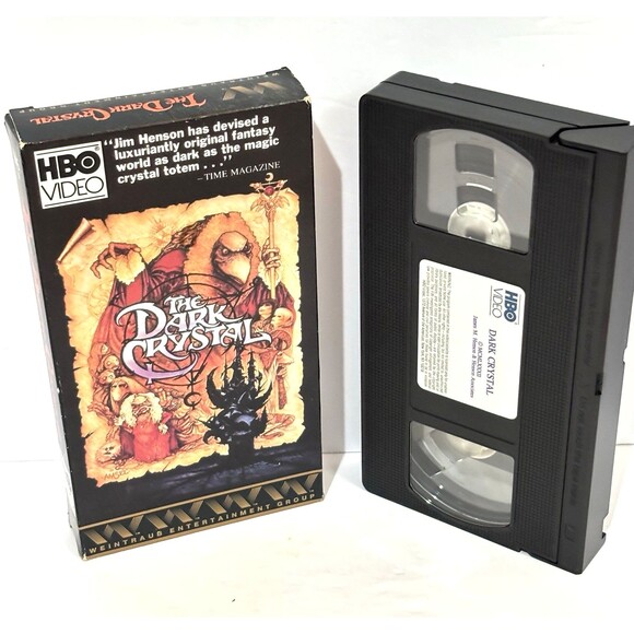 Vintage The Dark Crystal VHS HBO Video Weintraub Entertainment Retro 1982 - Picture 1 of 9